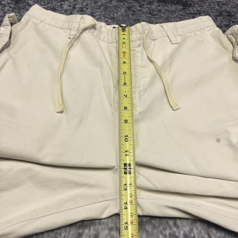 Vintage Wu Wear Pants Mens 34x30 Cream Baggy Embroidered Hip-Hop Skater Y2K‎ - Picture 13 of 16